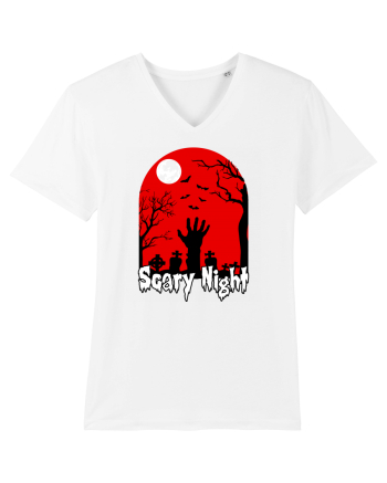 Halloween Scary Blood Night White