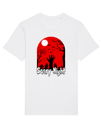 Halloween Scary Blood Night White