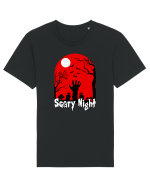 Halloween Scary Blood Night Tricou mânecă scurtă Unisex Rocker
