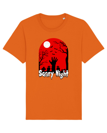 Halloween Scary Blood Night Bright Orange
