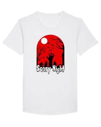 Halloween Scary Blood Night White