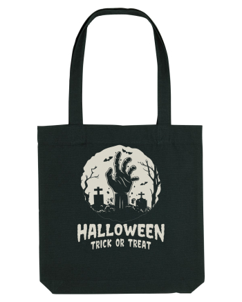 Halloween Trick or Treat Graveyard Hand Black