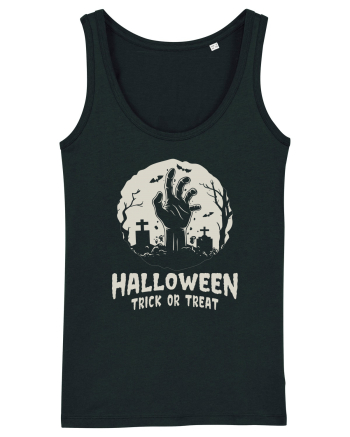 Halloween Trick or Treat Graveyard Hand Black