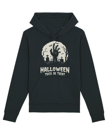 Halloween Trick or Treat Graveyard Hand Black