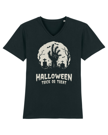Halloween Trick or Treat Graveyard Hand Black