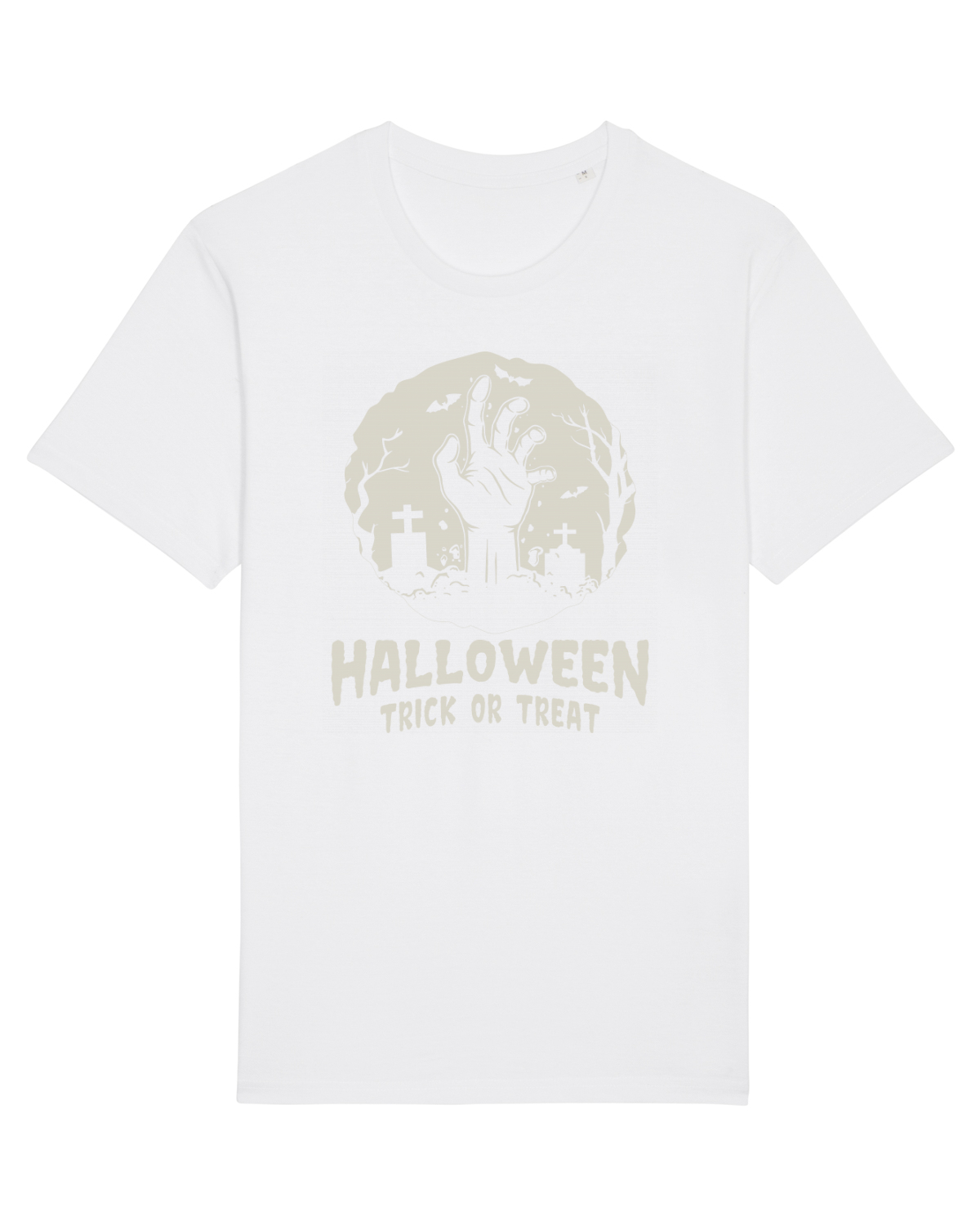 Tricou mânecă scurtă Unisex Rocker White
