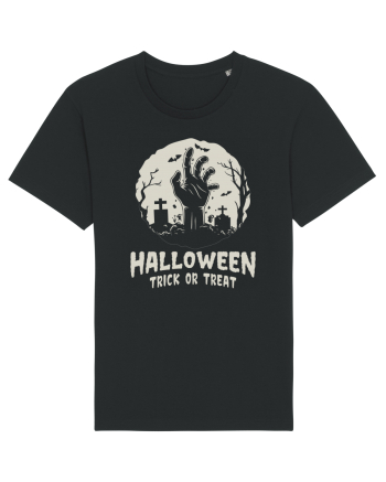 Halloween Trick or Treat Graveyard Hand Black