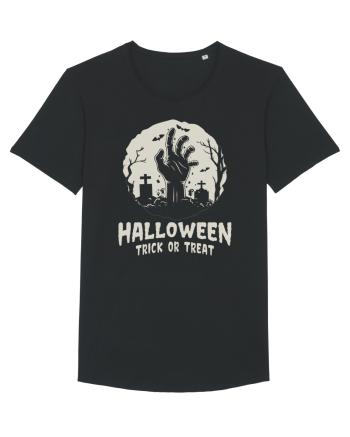 Halloween Trick or Treat Graveyard Hand Black