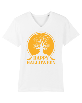 Happy Halloween Tree White