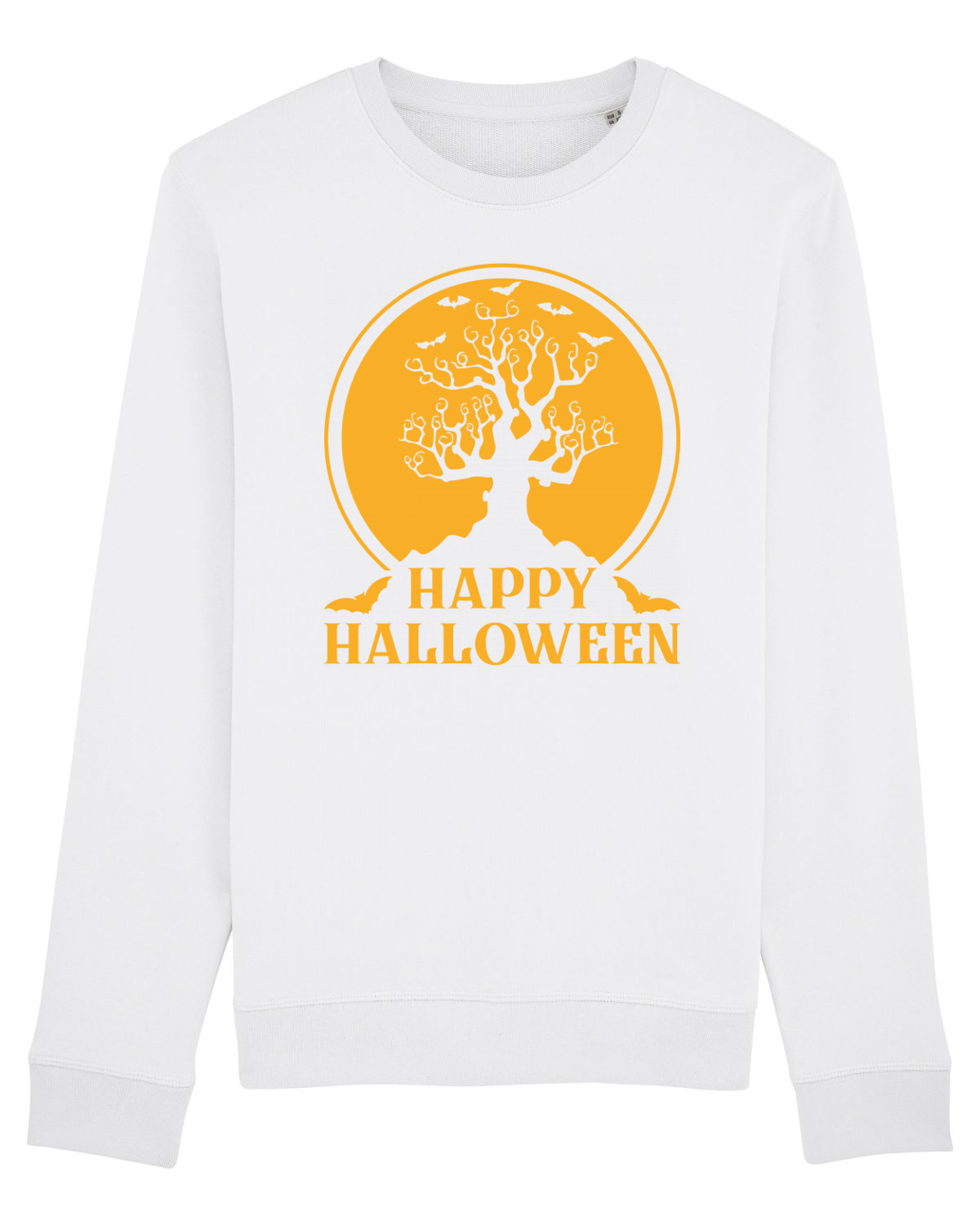 Bluză mânecă lungă Unisex Rise White