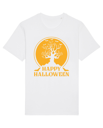 Happy Halloween Tree White
