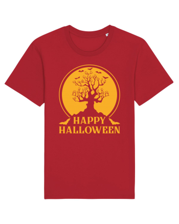 Happy Halloween Tree Red