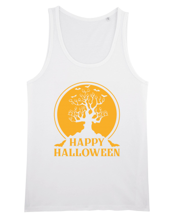 Happy Halloween Tree White