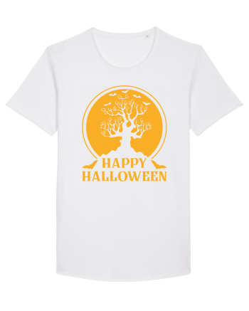 Happy Halloween Tree White