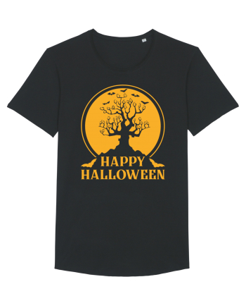 Happy Halloween Tree Black