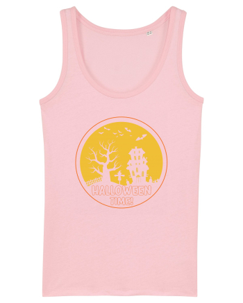 Happy Halloween Dark Night Cotton Pink