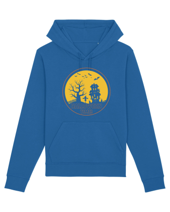 Happy Halloween Dark Night Royal Blue