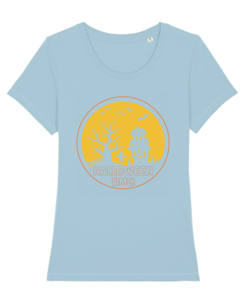 Happy Halloween Dark Night Sky Blue