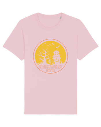 Happy Halloween Dark Night Cotton Pink