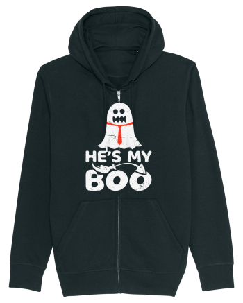 He is My Boo Cute Halloween Funny Ghost Black