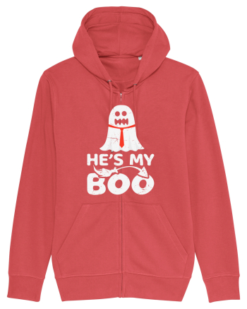He is My Boo Cute Halloween Funny Ghost Carmine Red