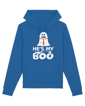 He is My Boo Cute Halloween Funny Ghost Royal Blue