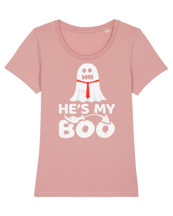 He is My Boo Cute Halloween Funny Ghost Canyon Pink