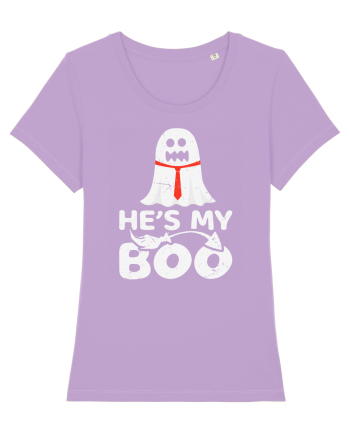 He is My Boo Cute Halloween Funny Ghost Lavender Dawn