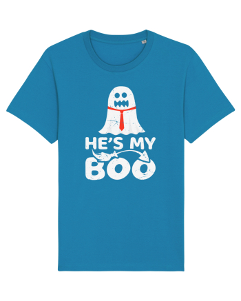 He is My Boo Cute Halloween Funny Ghost Azur