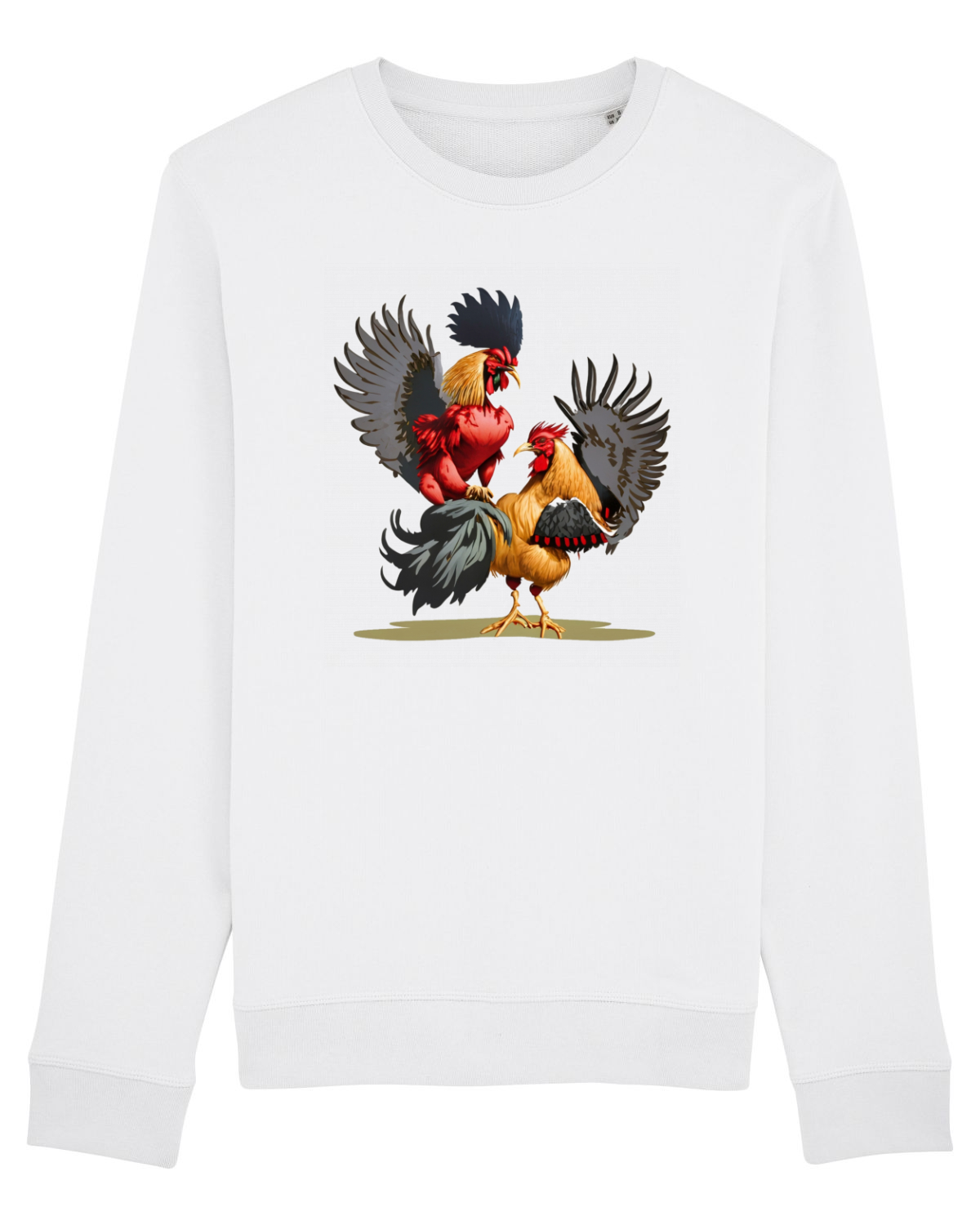 Bluză mânecă lungă Unisex Rise White