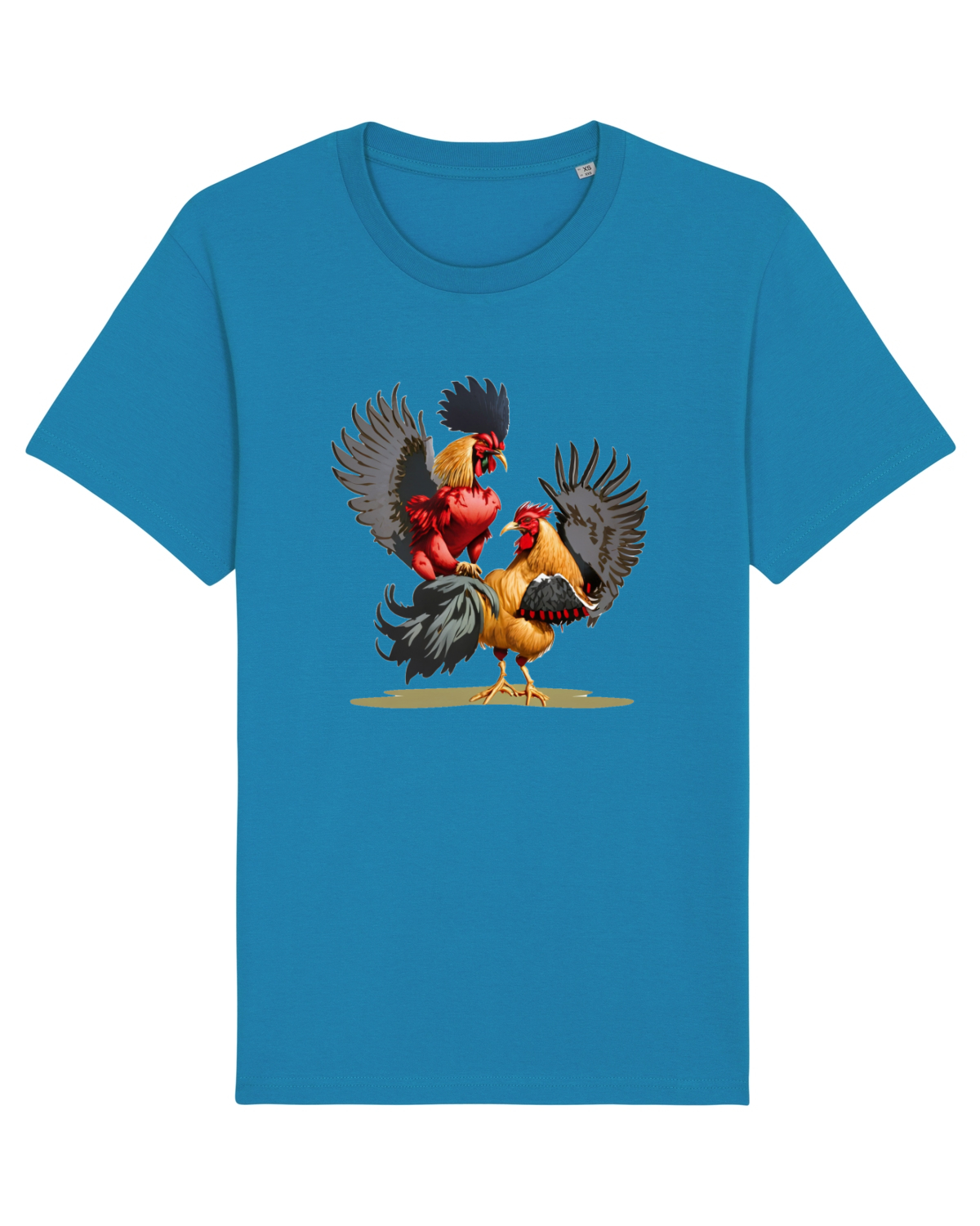 Tricou mânecă scurtă Unisex Rocker Azur