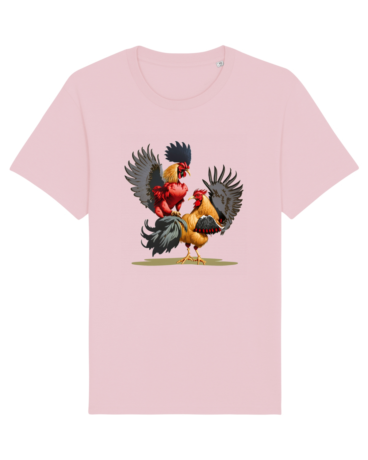 Tricou mânecă scurtă Unisex Rocker Cotton Pink