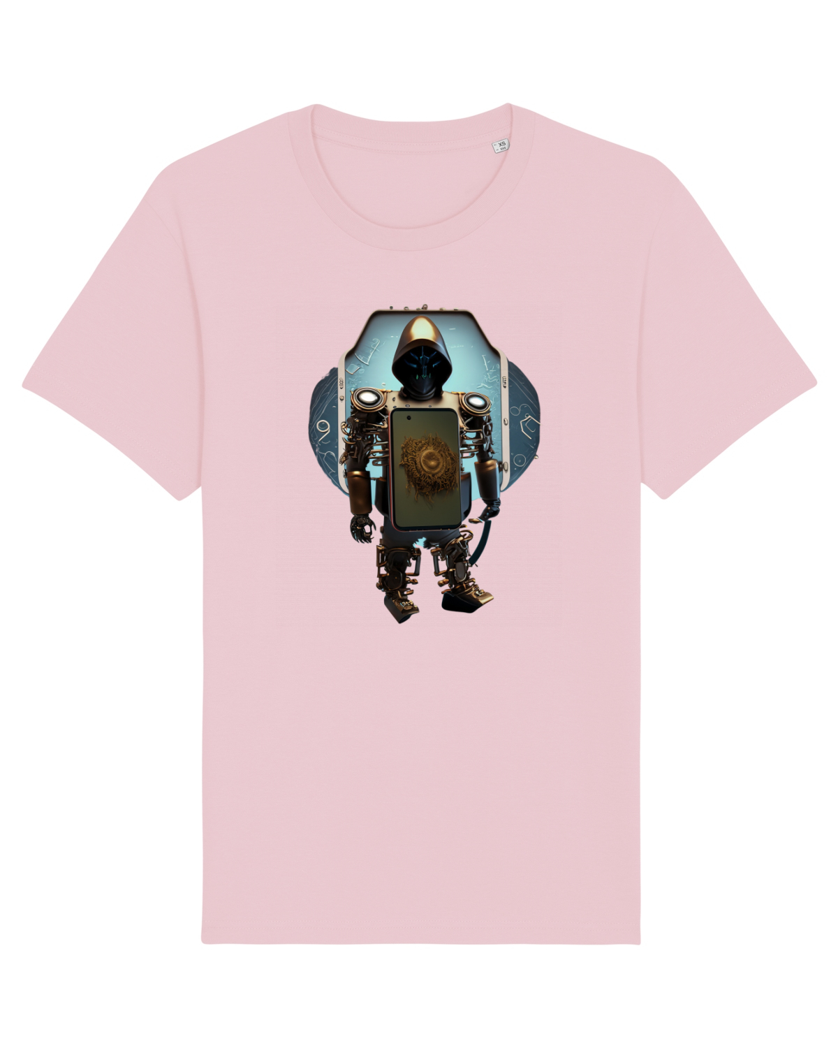 Tricou mânecă scurtă Unisex Rocker Cotton Pink