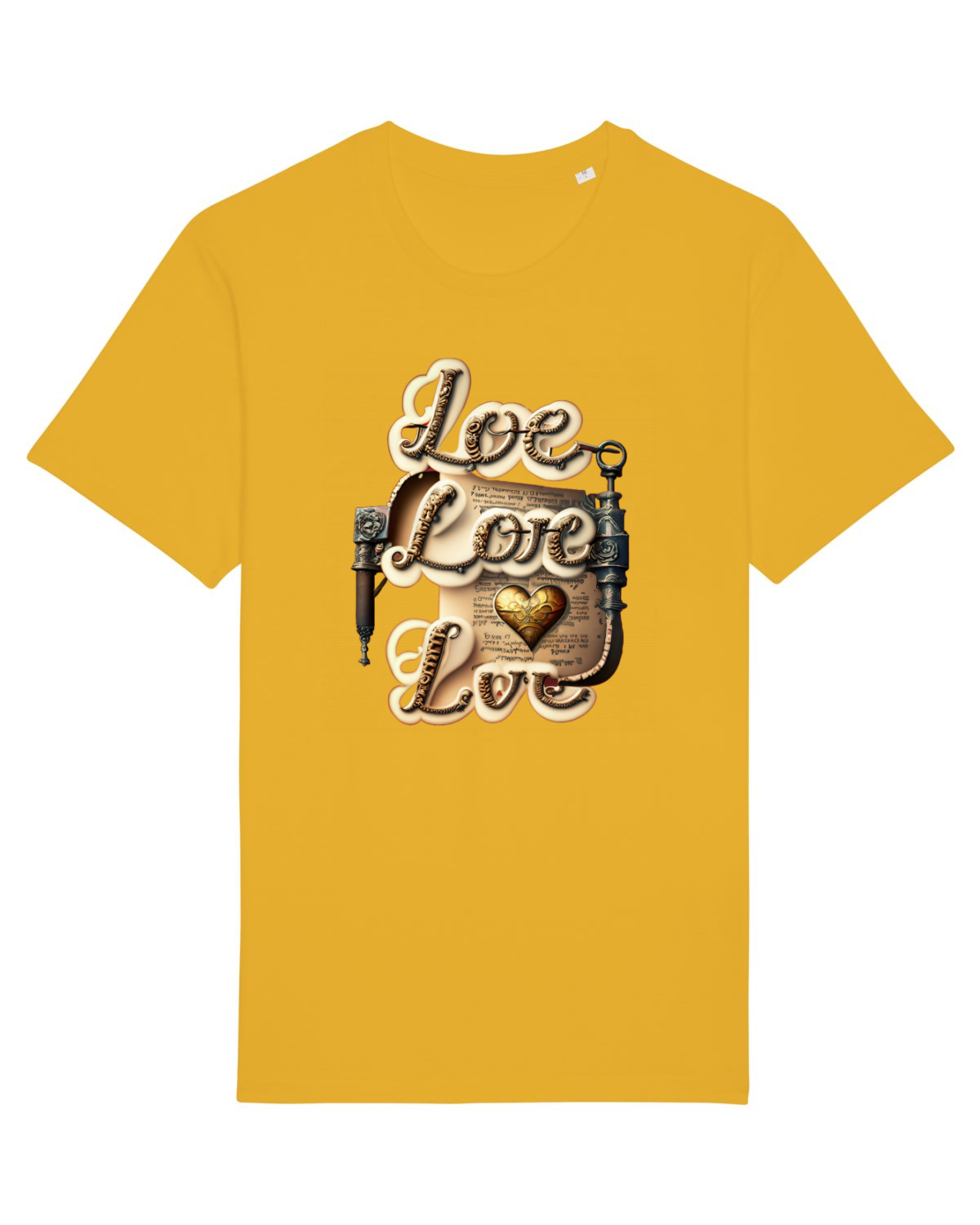 Tricou mânecă scurtă Unisex Rocker Spectra Yellow