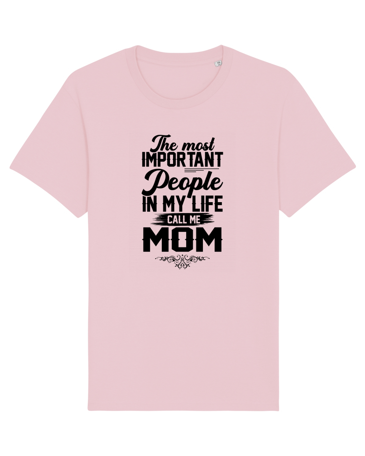 Tricou mânecă scurtă Unisex Rocker Cotton Pink