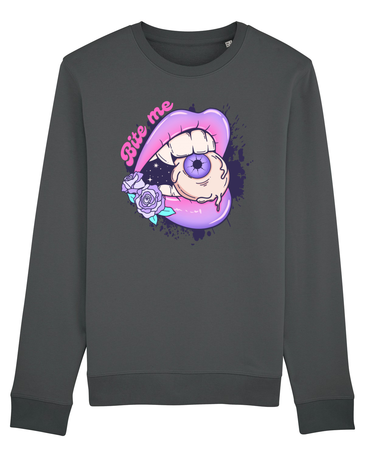 Bluză mânecă lungă Unisex Rise Anthracite