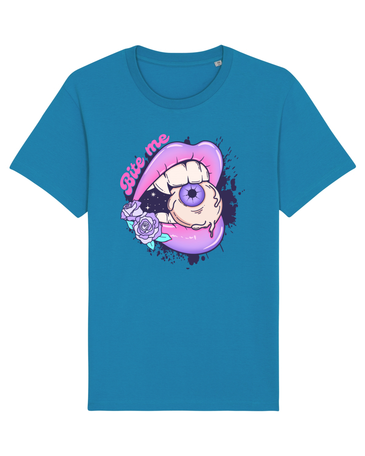 Tricou mânecă scurtă Unisex Rocker Azur