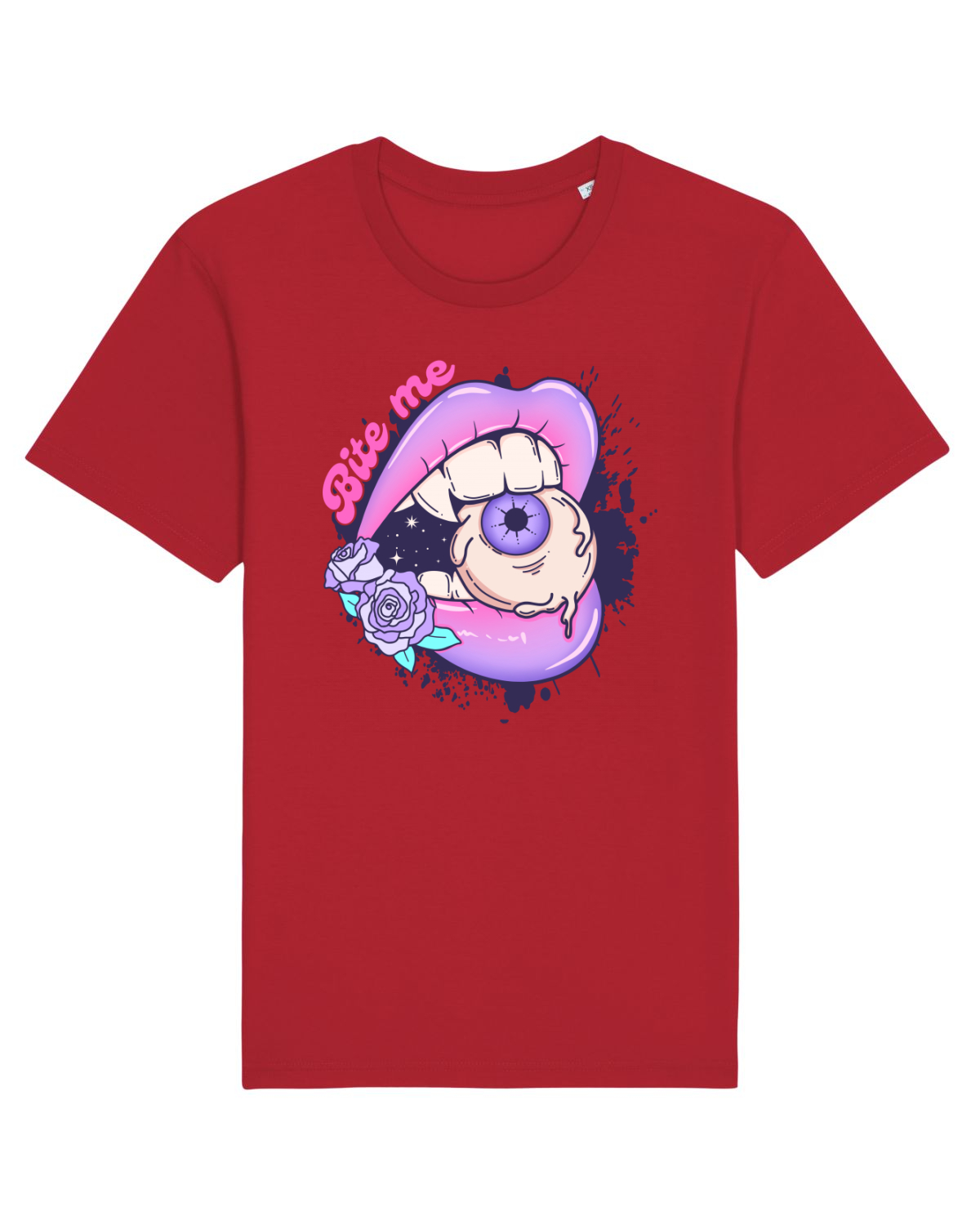Tricou mânecă scurtă Unisex Rocker Red