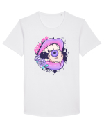 Bite Me Tricou mânecă scurtă guler larg Bărbat Skater