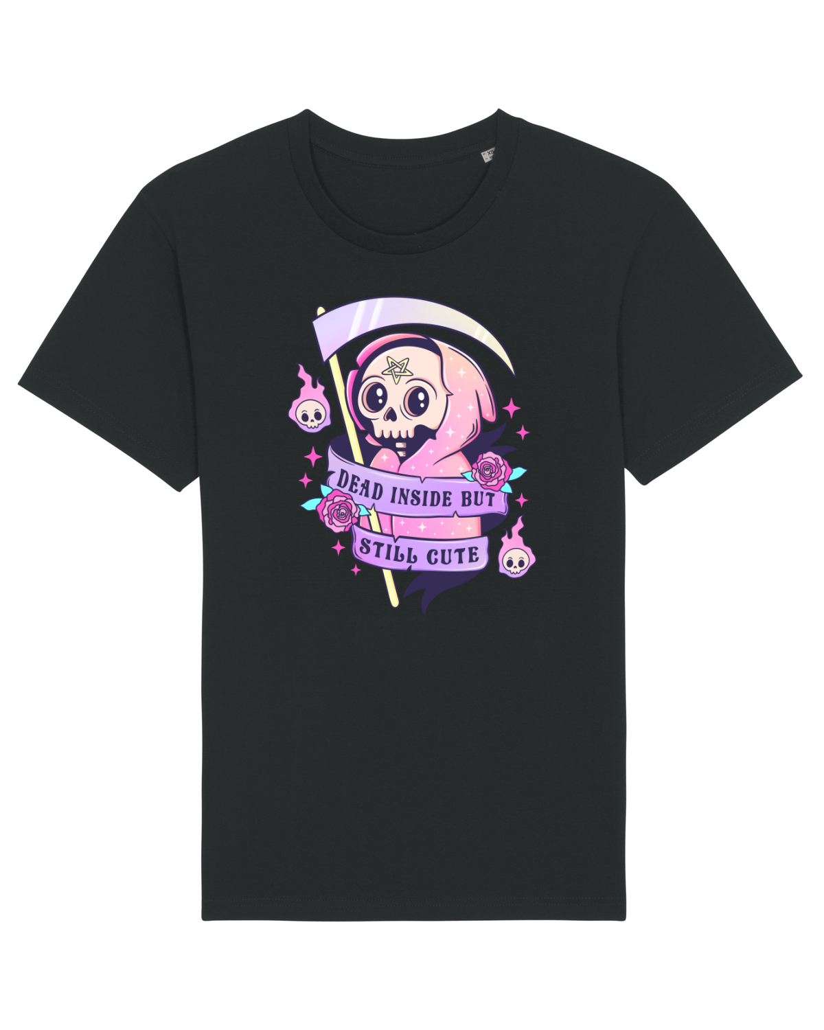 Tricou mânecă scurtă Unisex Rocker Black