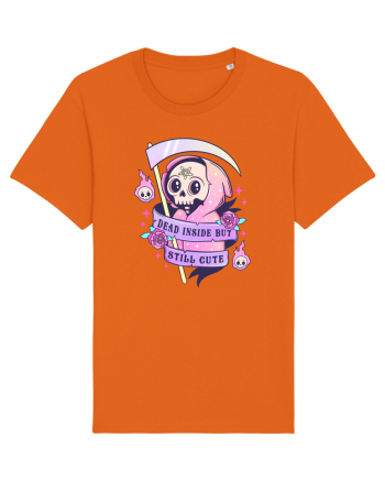 Dead Inside But Still Cute Bright Orange