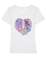 Dead Inside Tricou mânecă scurtă guler larg fitted Damă Expresser