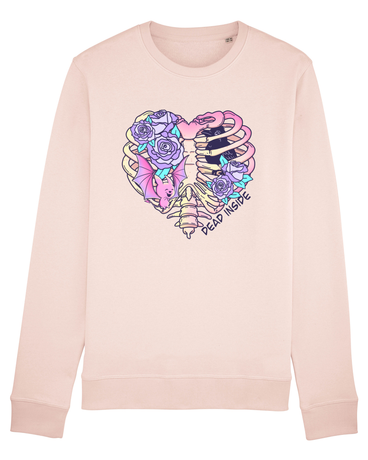 Bluză mânecă lungă Unisex Rise Candy Pink