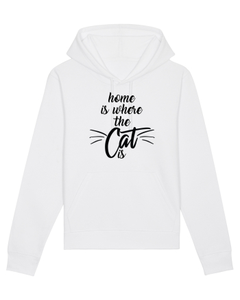 Home is where the cat is White