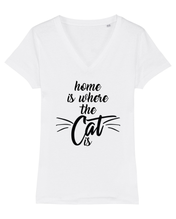 Home is where the cat is White