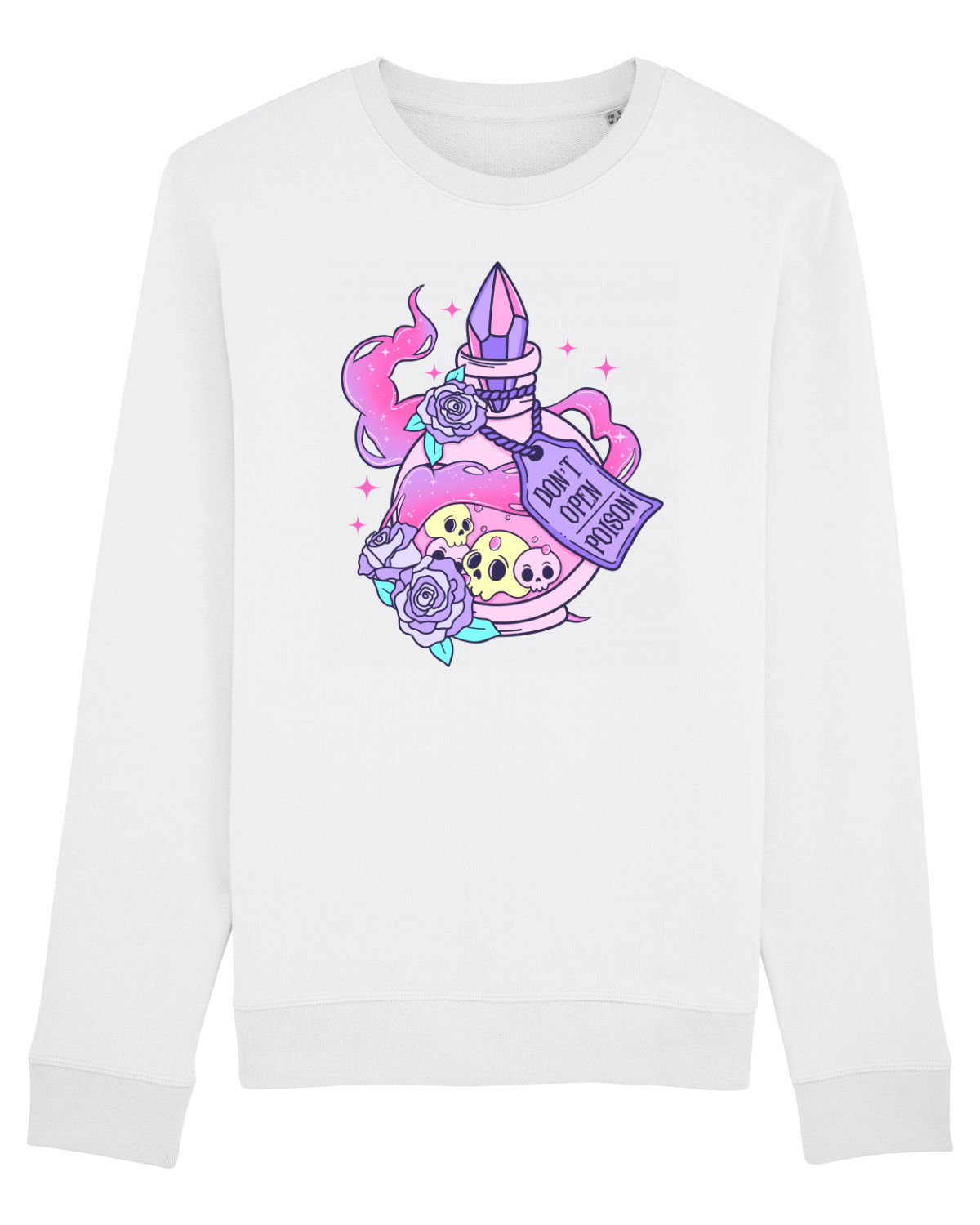 Bluză mânecă lungă Unisex Rise White