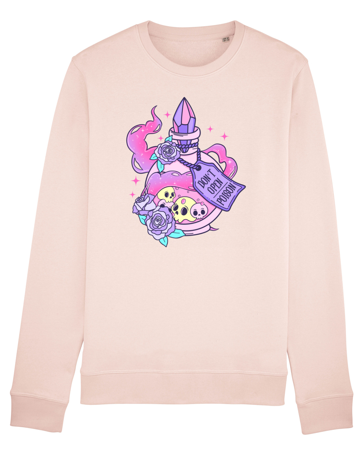 Bluză mânecă lungă Unisex Rise Candy Pink
