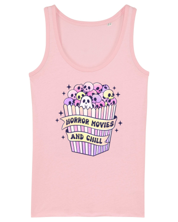 Horror Movies And Chill Cotton Pink