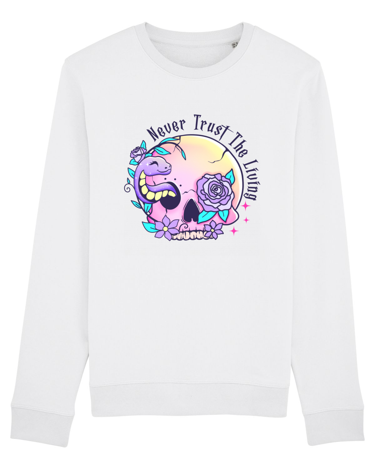 Bluză mânecă lungă Unisex Rise White