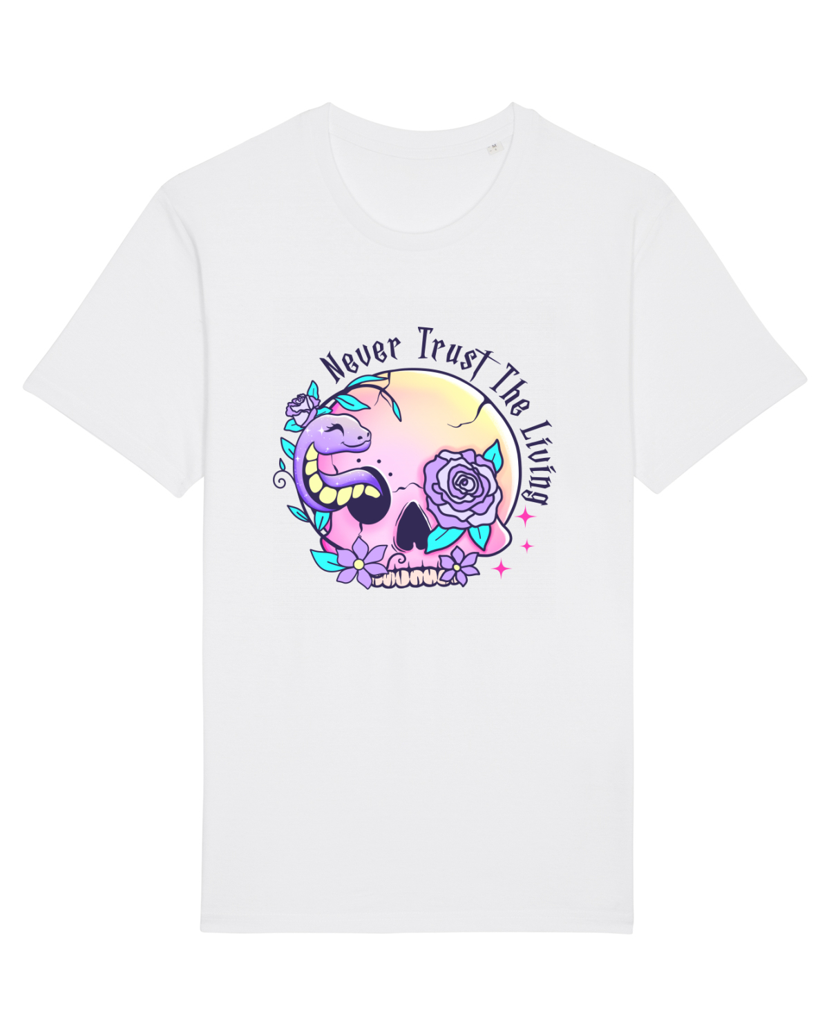 Tricou mânecă scurtă Unisex Rocker White